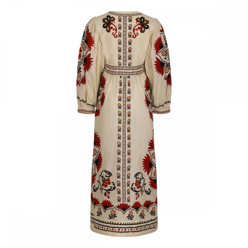 Cashew mandala maxi dress