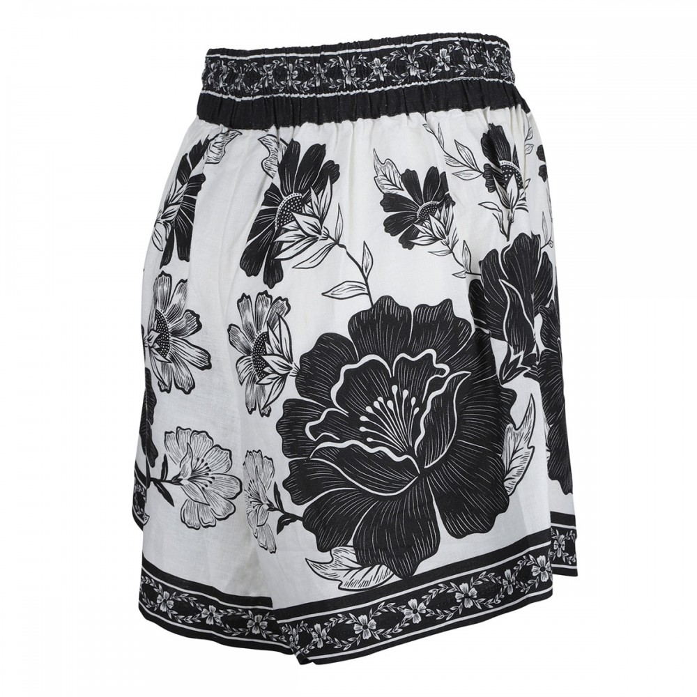 Flower leopards shorts