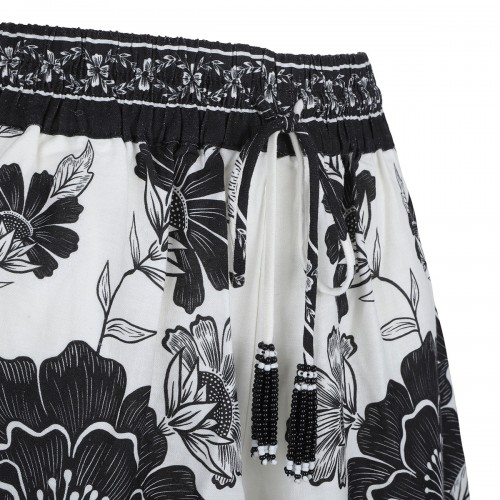 Flower leopards shorts 2