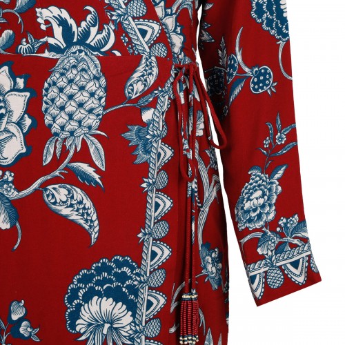 Red tropical landing wrap... 2