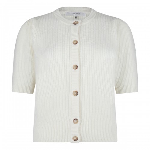 Shrunken cashmere cardigan