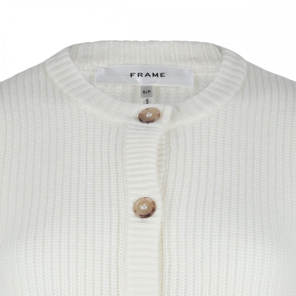 Shrunken cashmere cardigan