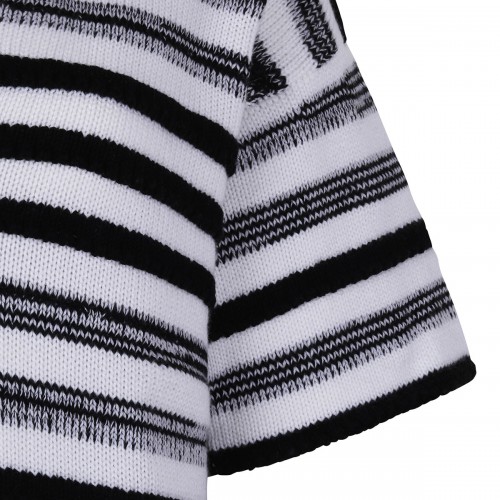Striped knit polo 2