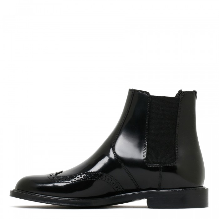 Army black Chelsea boots