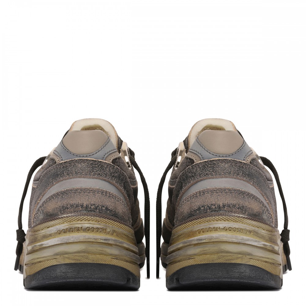 Dad-Star in suede and nylon sneakers