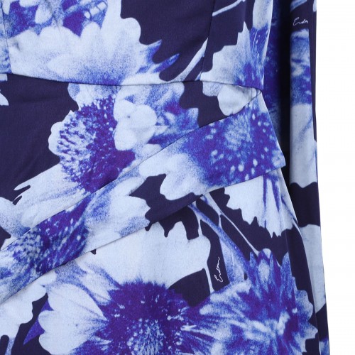 Draped midi cocktail dress 2