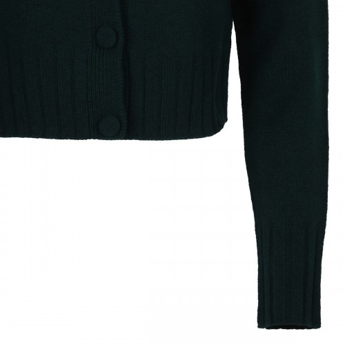 Pine green wool cropped... 2