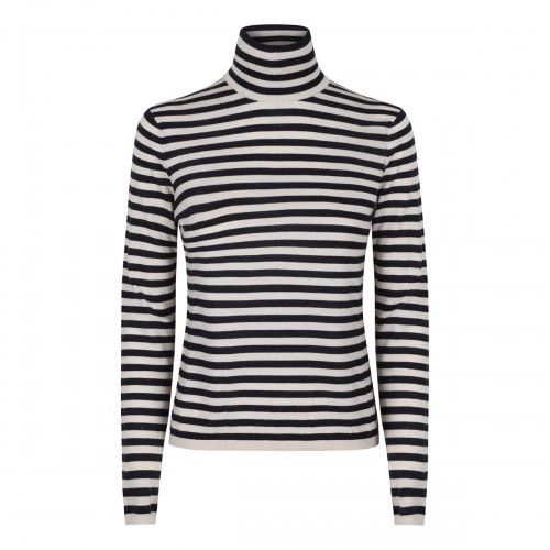 Patroni striped cashmere...