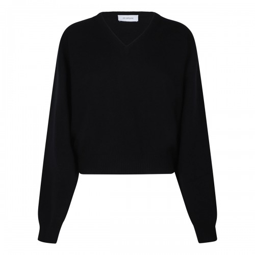 Polis black wool-blend sweater