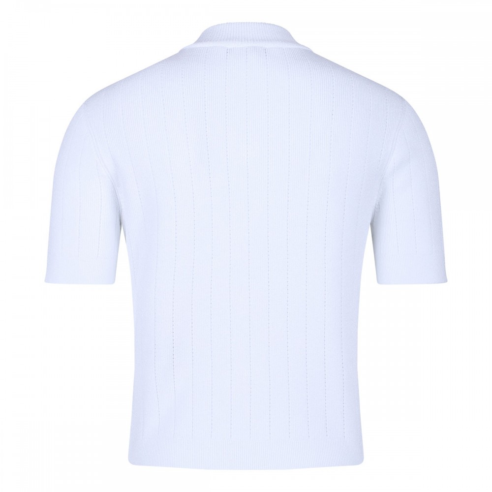 Buttoned knit cardigan