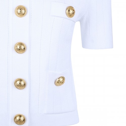 Buttoned knit cardigan 2