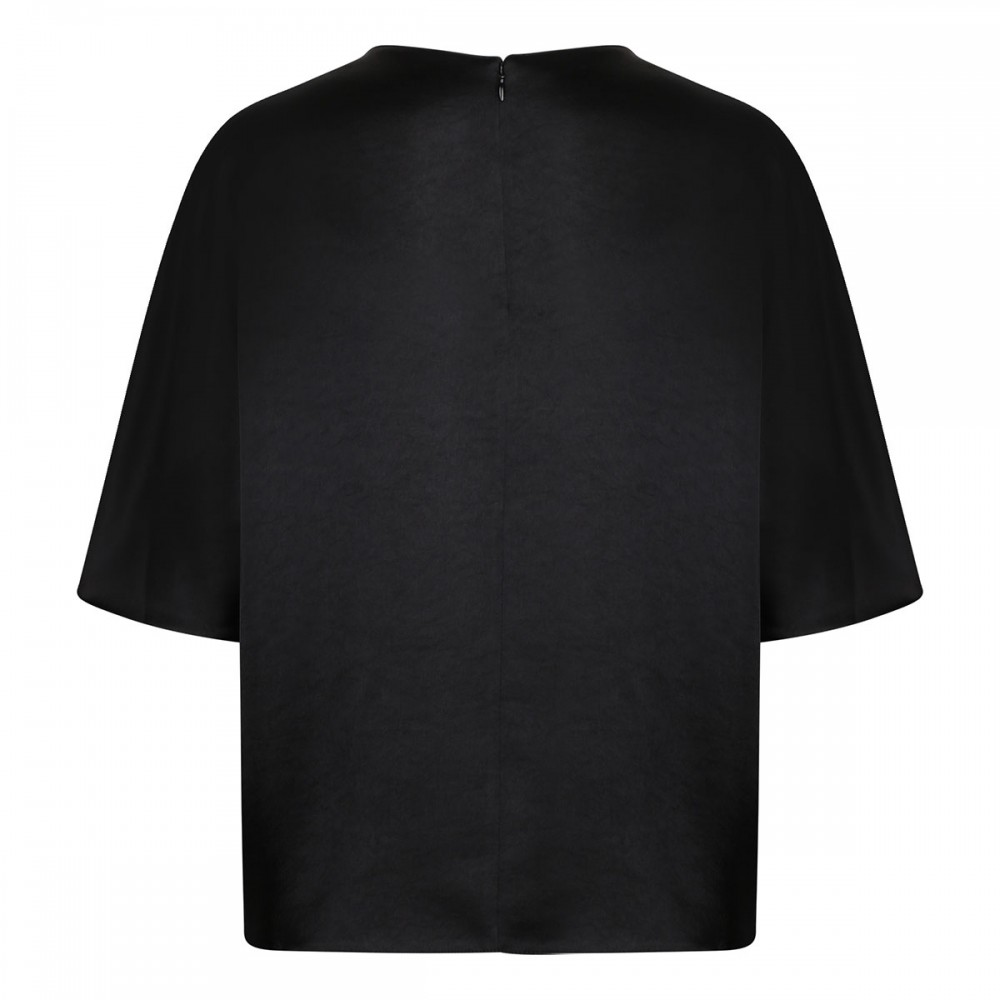 Fluid satin viscose blouse