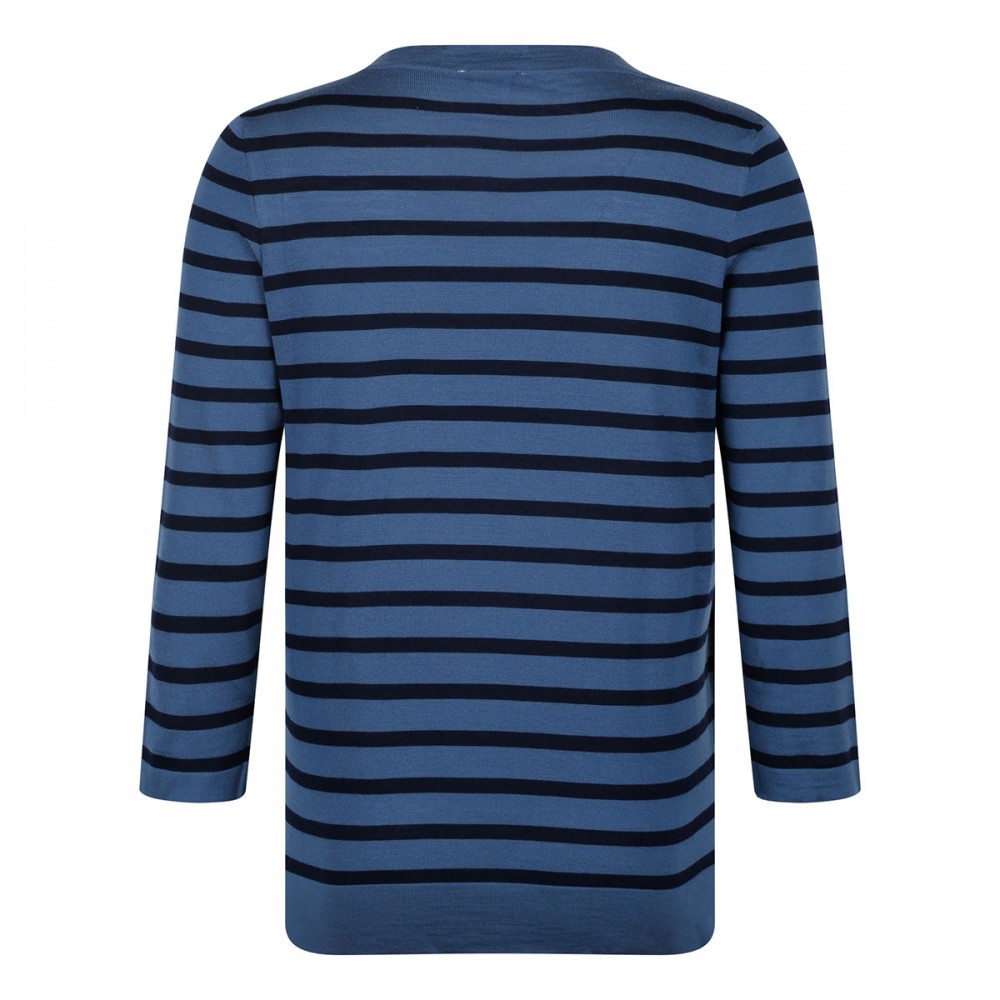 Striped wool top