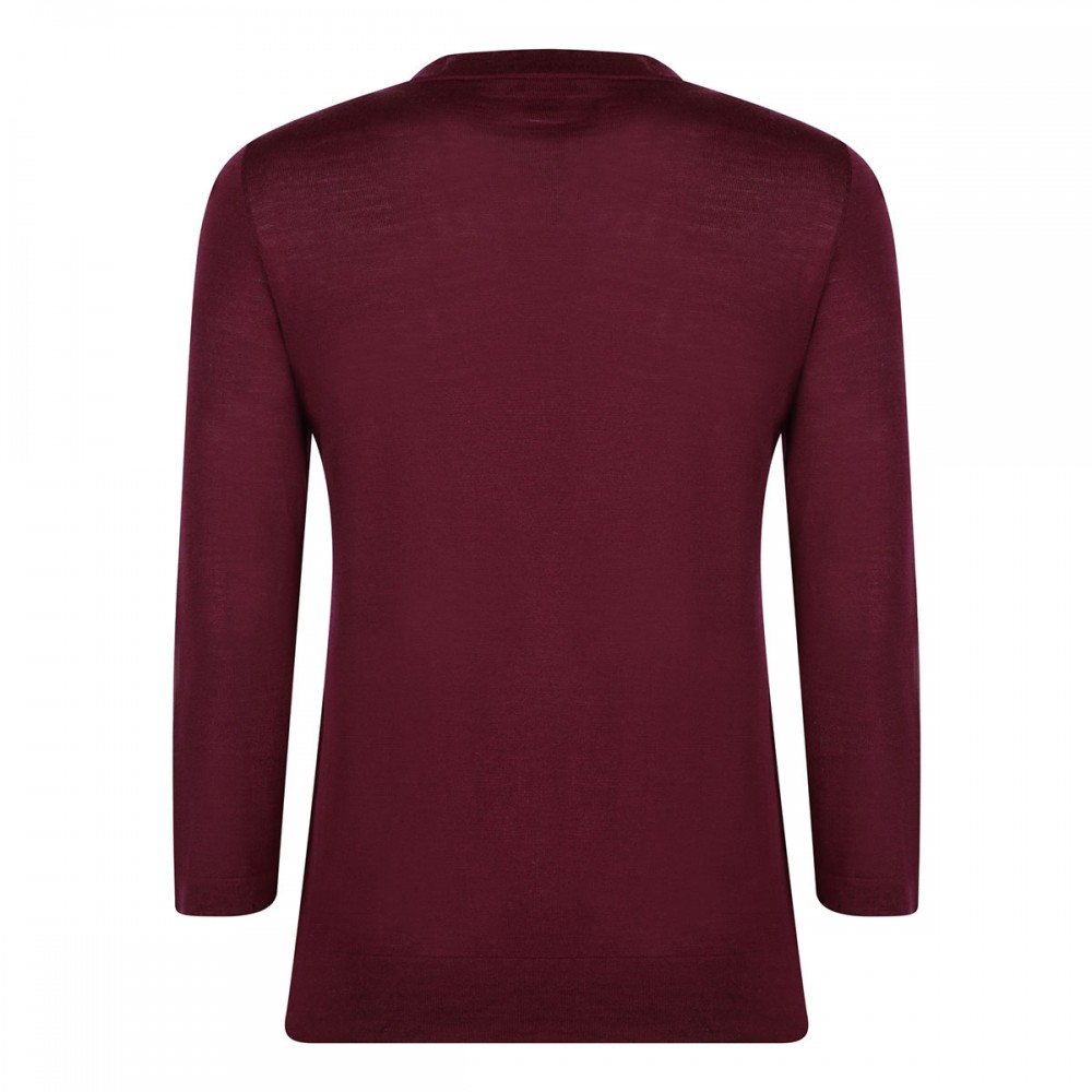 Bordeaux wool top