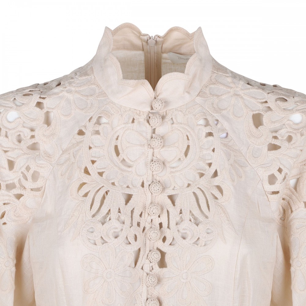 Wylie Embroidered billow dress