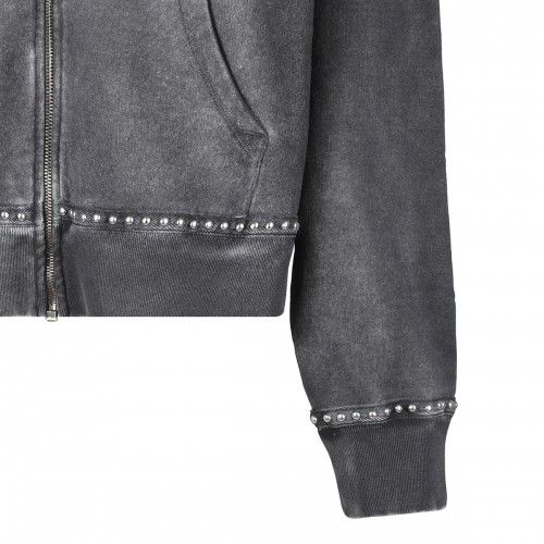 Sprayed effect hoodie 2