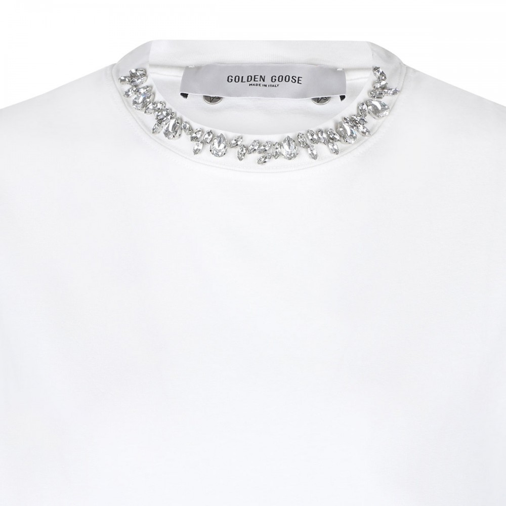 T-shirt with crystals