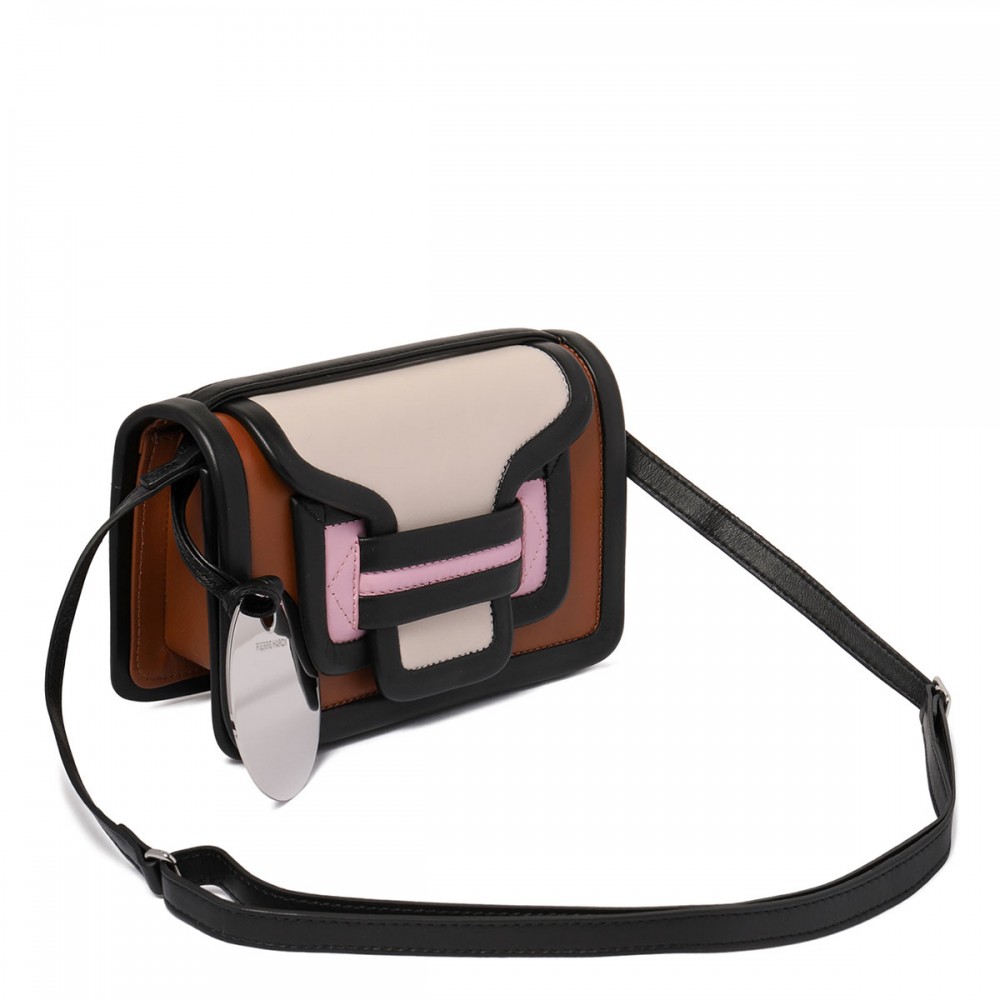 Alpha black and multicolor handbag
