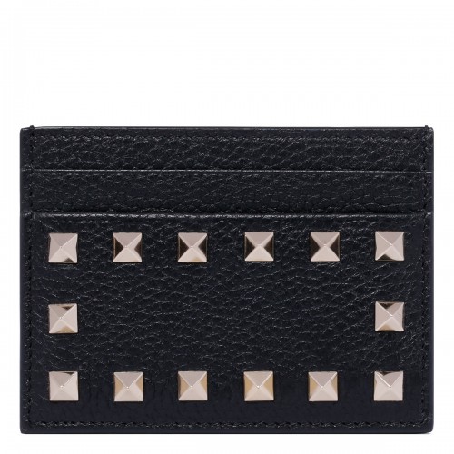 Rockstud black cardholder