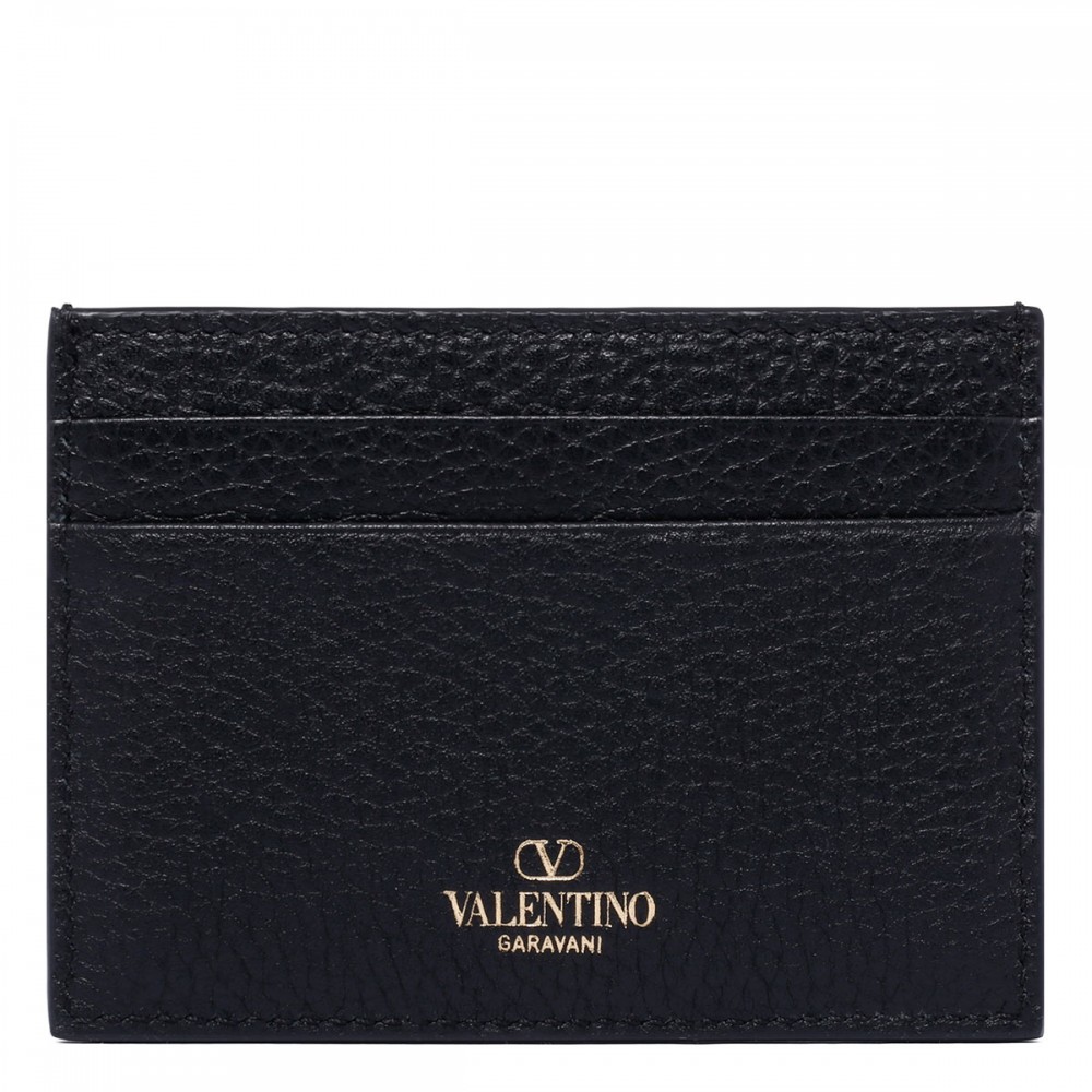 Rockstud black cardholder
