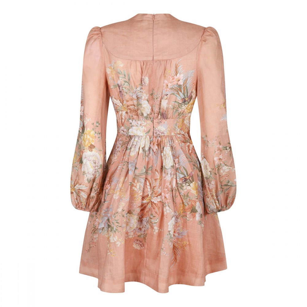 Tallow plunge mini dress