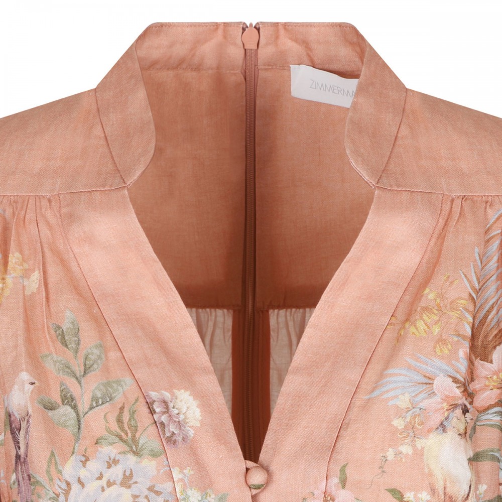 Tallow plunge mini dress