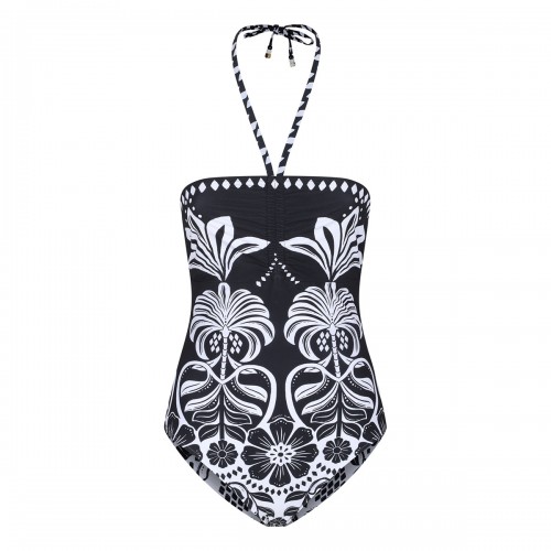 Flowers leopards one-piece...