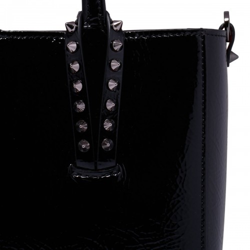Cabata mini patent tote bag 2