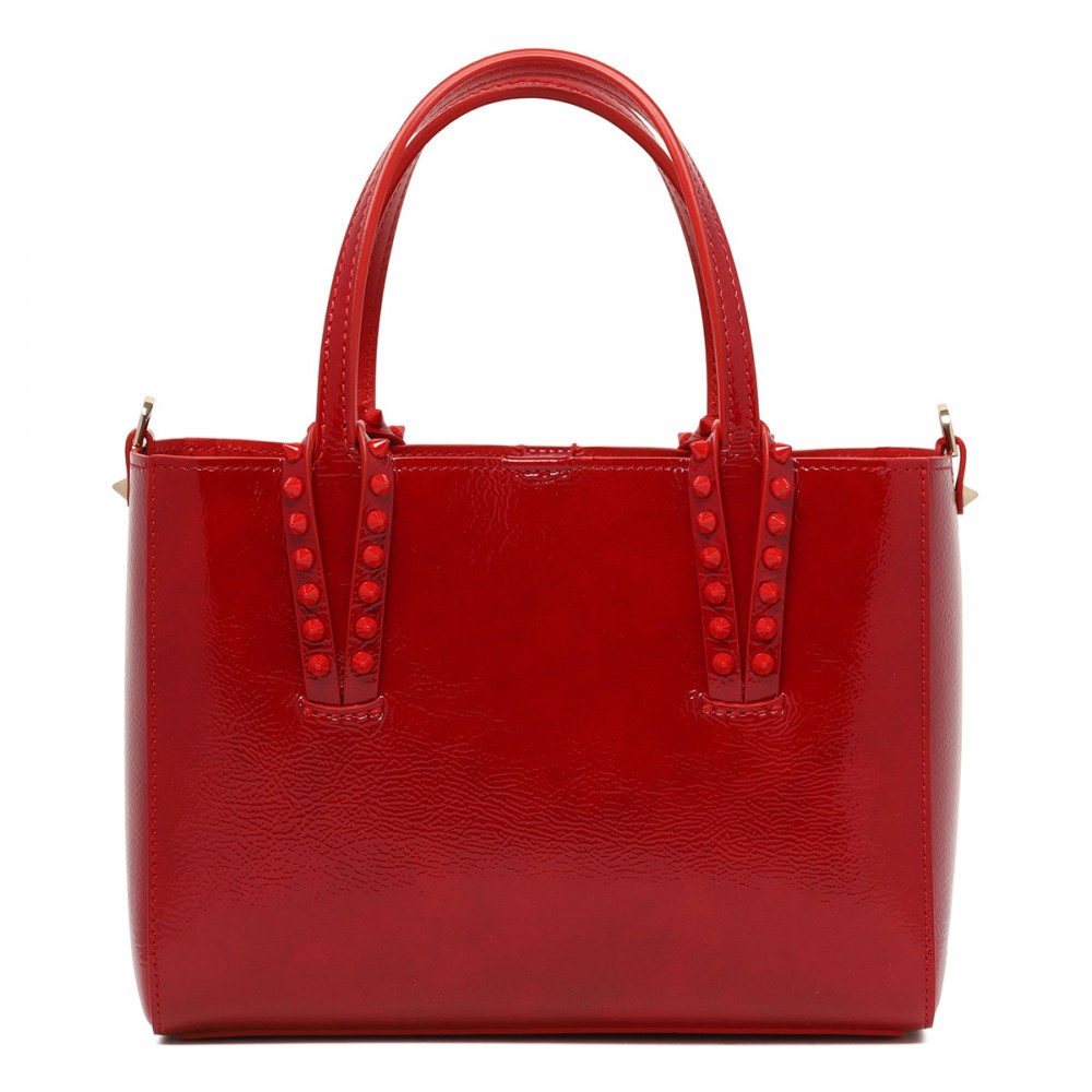 Cabata mini patent tote bag