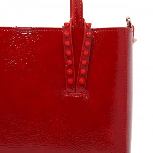 Cabata mini patent tote bag 2