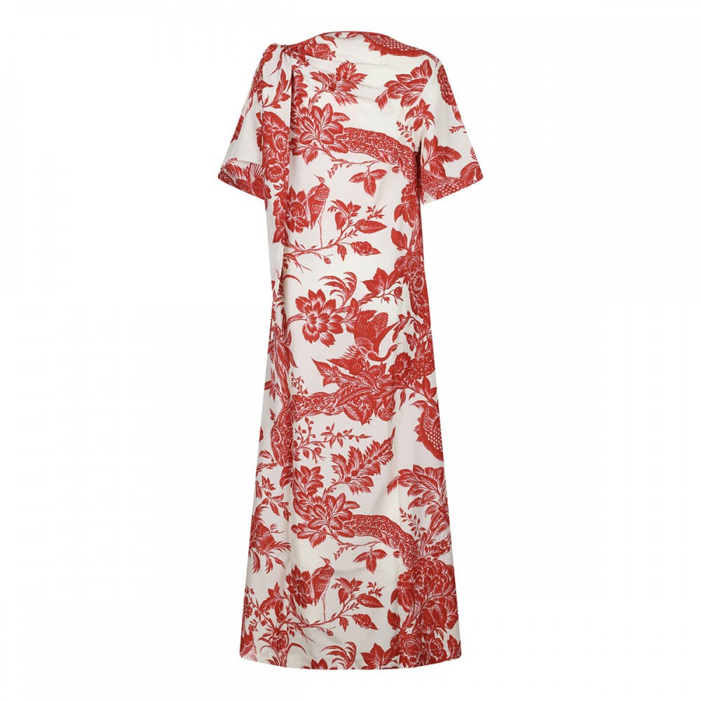 Cleta silk long dress