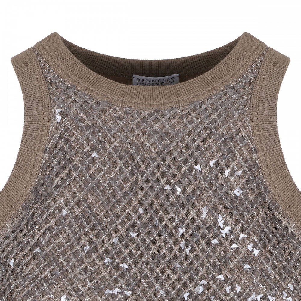 Sequin tank top