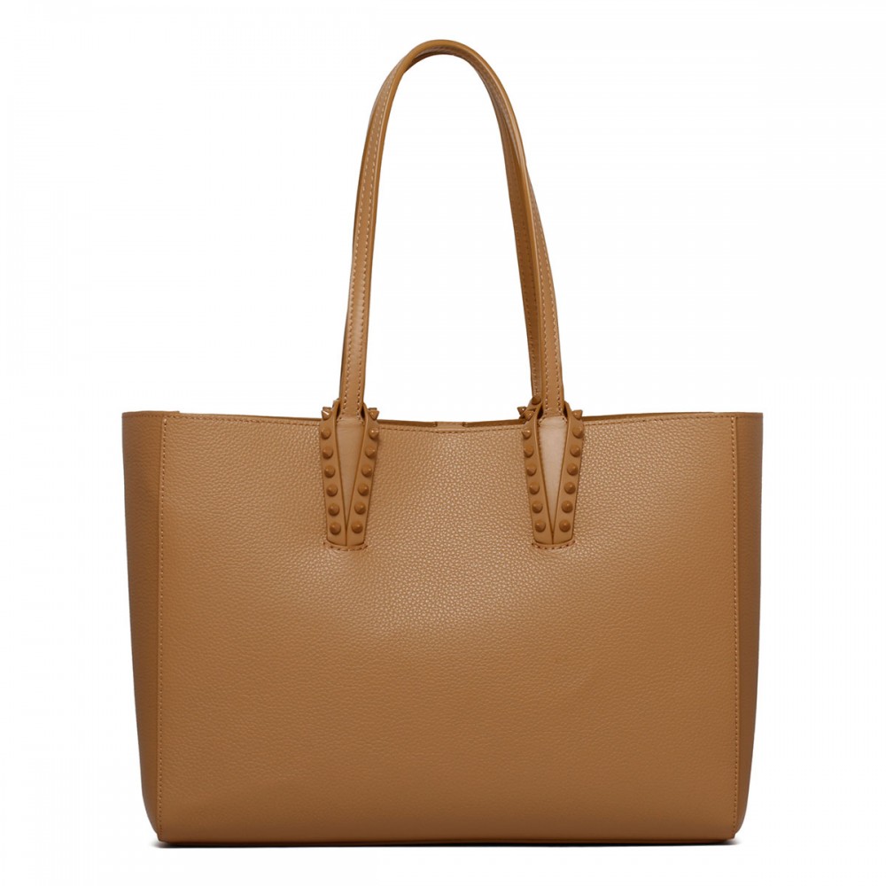 Cabata small leather tote bag