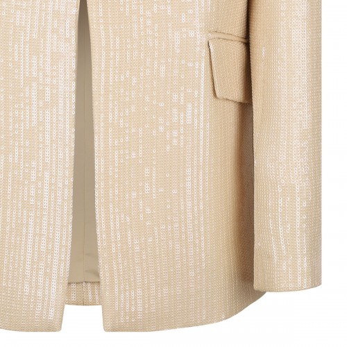 Sequined rafia-hue blazer 2