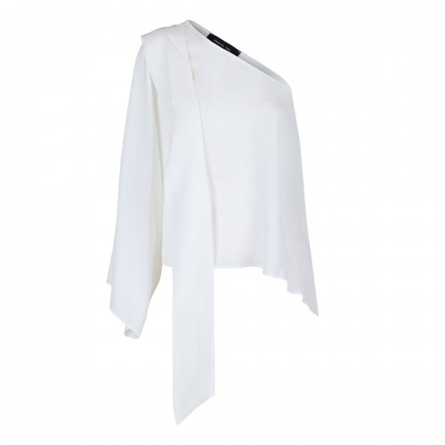 White one shoulder blouse