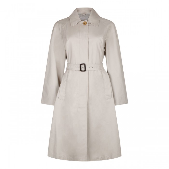 Orleans water-repellent twill trench coat