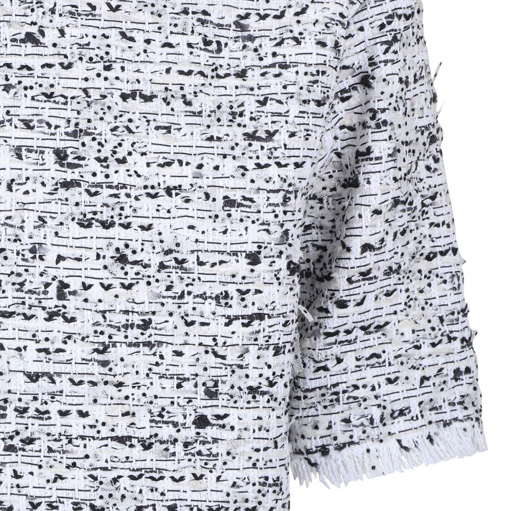 Bouclé tweed T-shirt