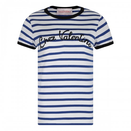 Striped cotton jersey T-shirt | Le Noir - Unconventional Luxury