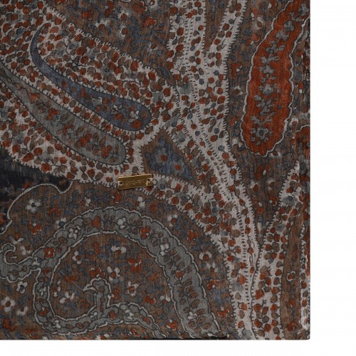 Paisley silk crepe scarf 2