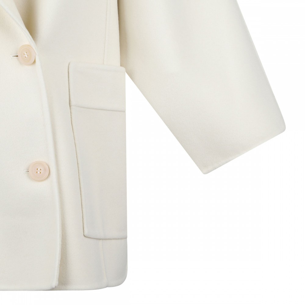 Orma wool and cashmere short coat