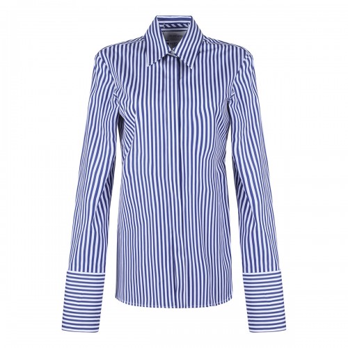 Conio striped poplin shirt