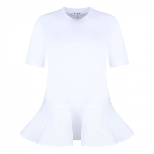 Peplum white T-Shirt