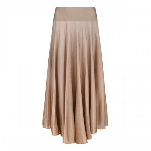 Beige maxi skirt