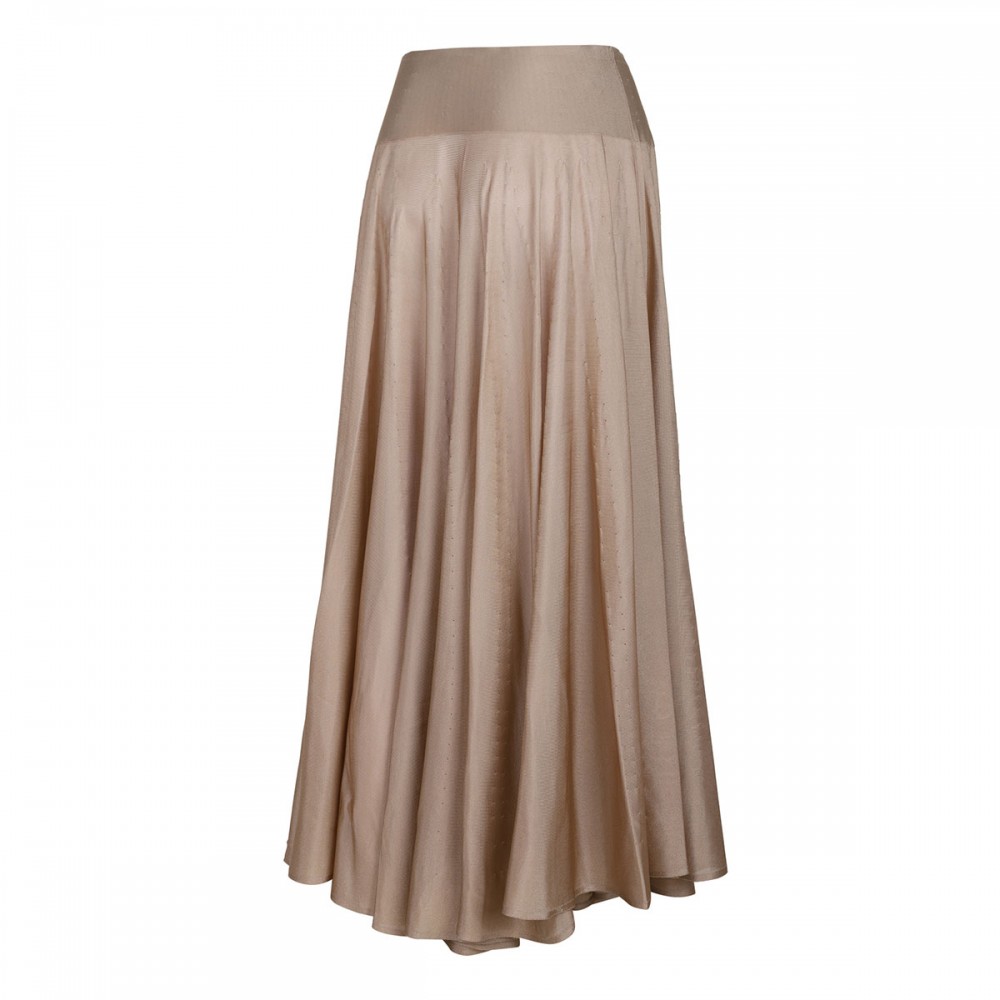 Beige maxi skirt