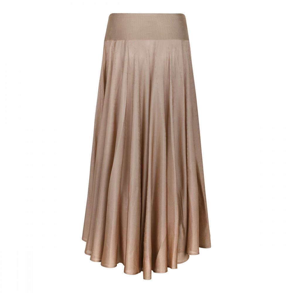 Beige maxi skirt