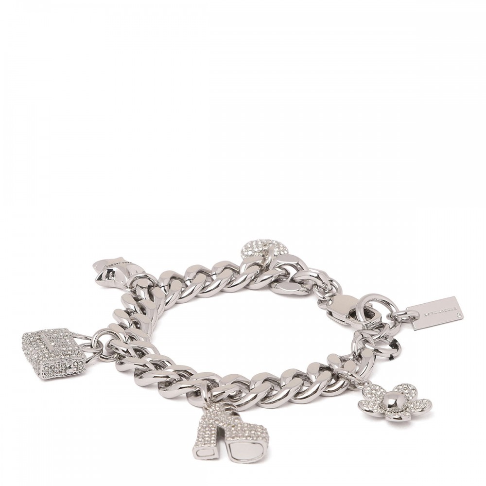 The Pave Mini Icon Charm bracelet