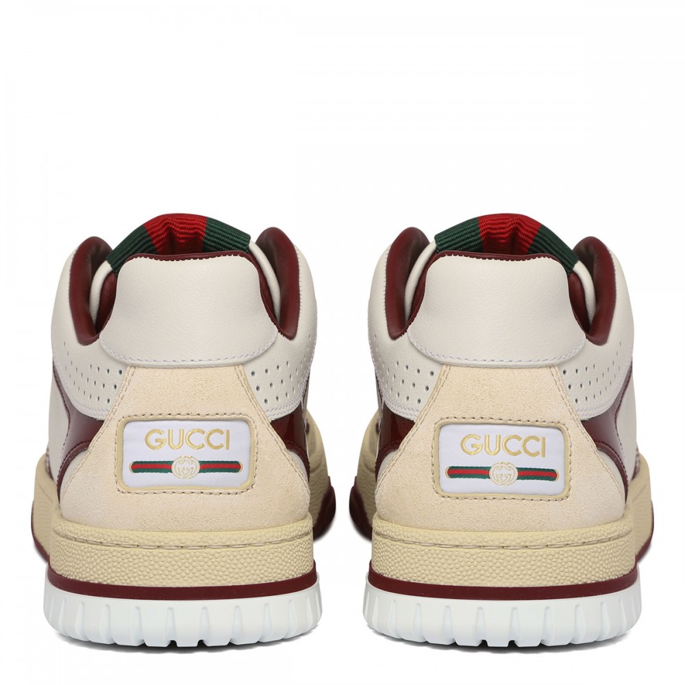 Re-Web leather sneakers