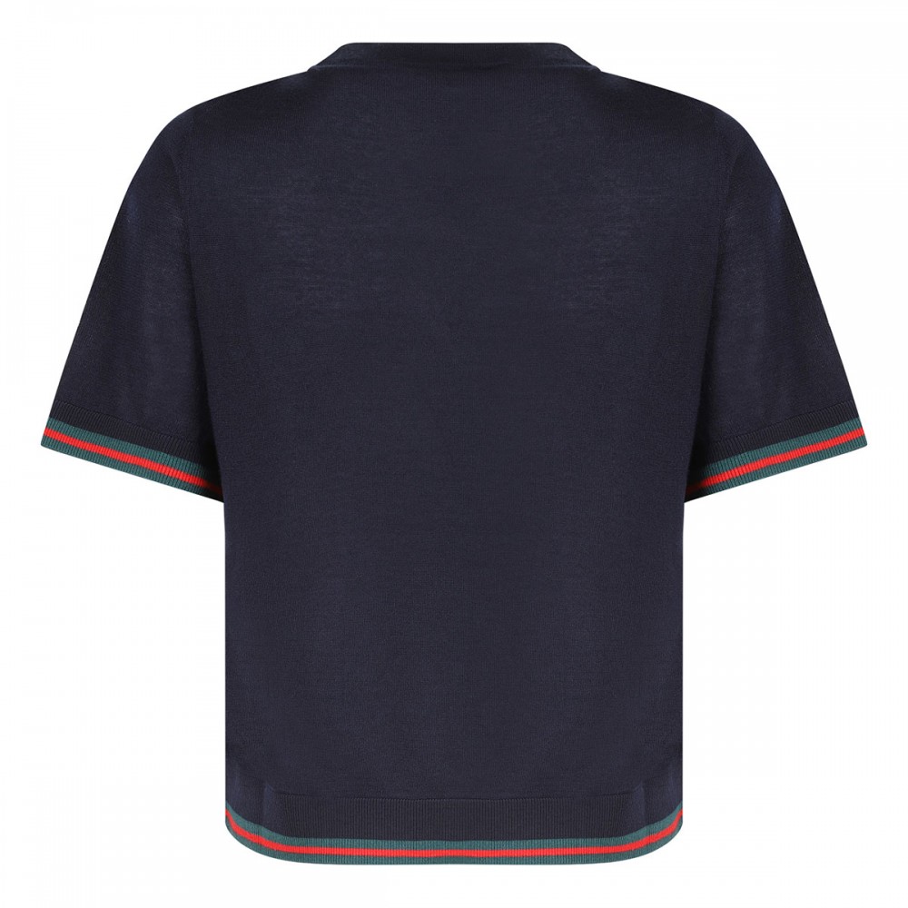 Cashmere silk blend top