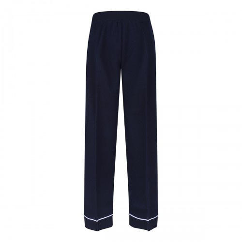 Navy blue wool pants