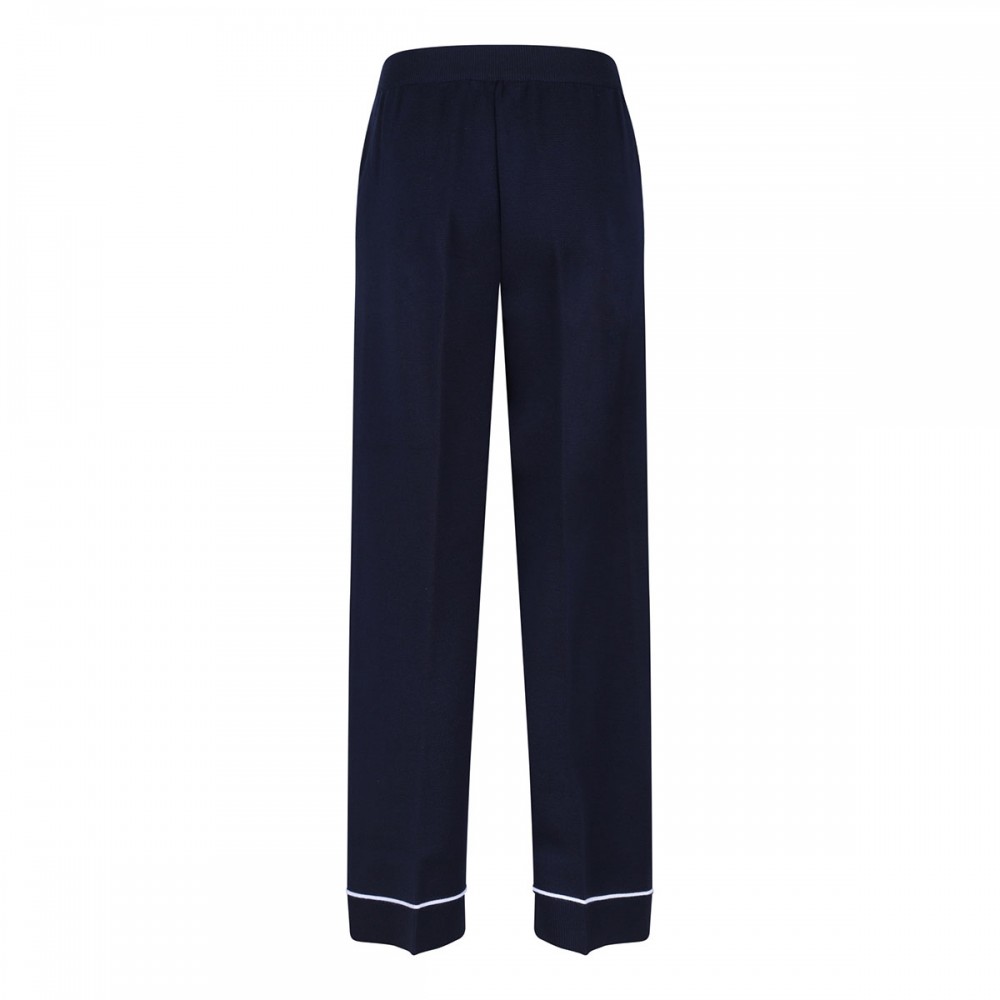 Navy blue wool pants
